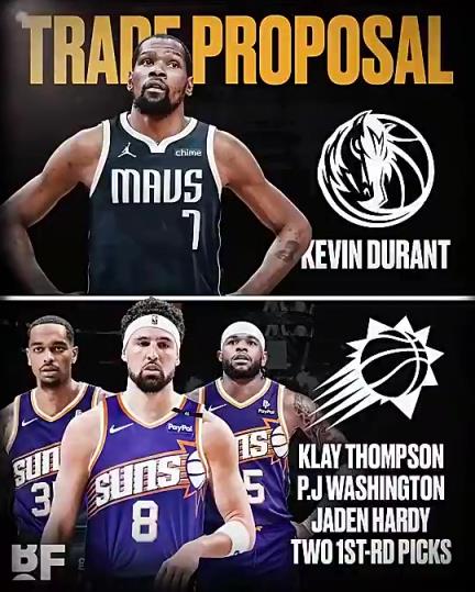 和歐文濃眉組三巨？美媒：獨(dú)行俠可用克萊+PJ+哈迪+倆首輪換KD-